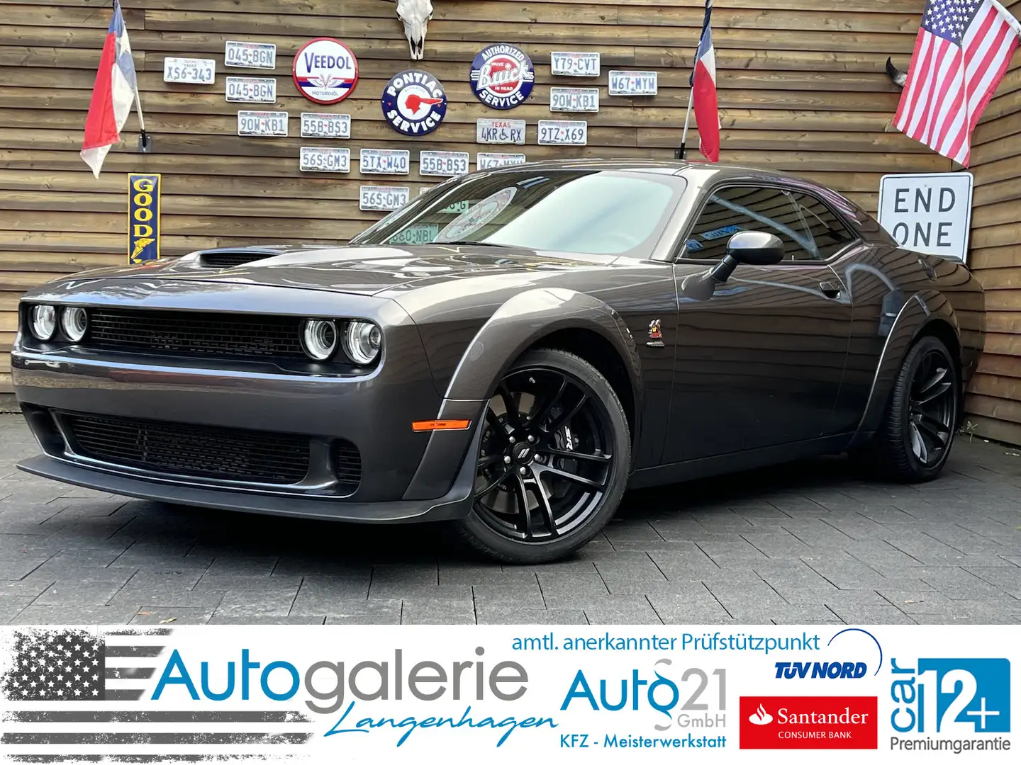 Dodge Challenger 6,4 L 392 SCAT PACK Widebody Gris - 1