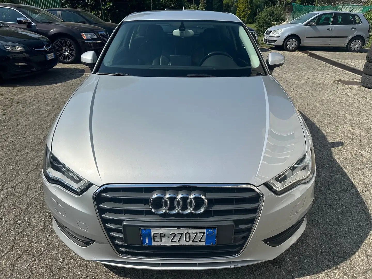 Audi A3 2.0 tdi Attraction stronic*FULL OPTIONAL*PELLE*NAV Argento - 2