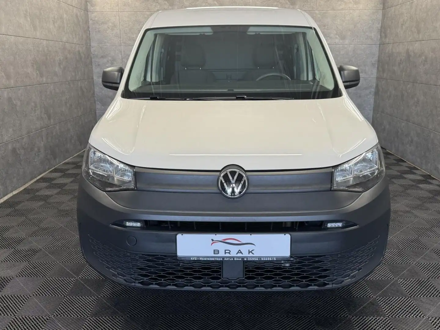 Volkswagen Caddy Cargo 2.0 TDI Klima-Auto*Tempomat*Flügel Weiß - 2