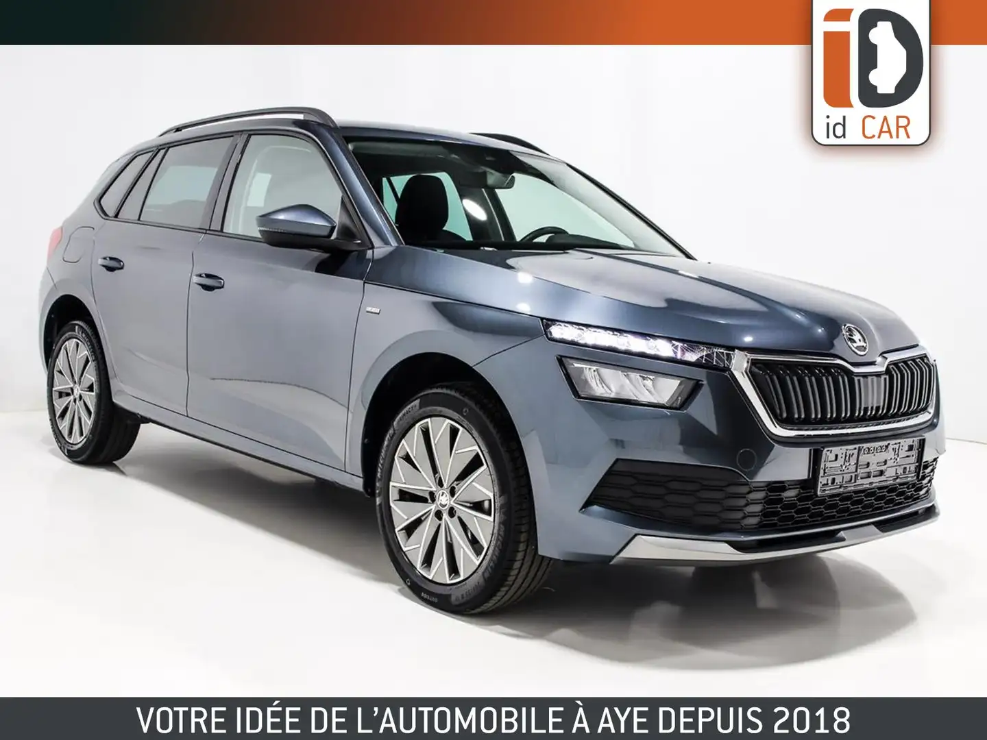 Skoda Kamiq 1.0 TSI 95 CLEVER LED REGU RADAR CARPLAY JA17 Gris - 1