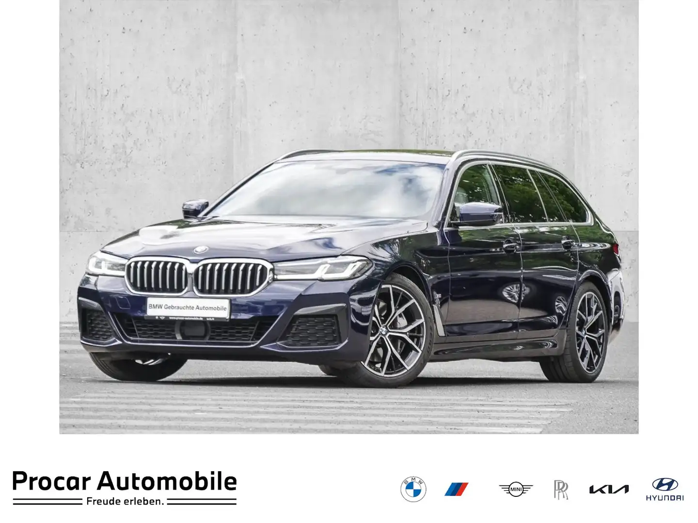 BMW 540 d xDrive H/K+LASER+AHK+HuD+PANO+DA PROF Niebieski - 1