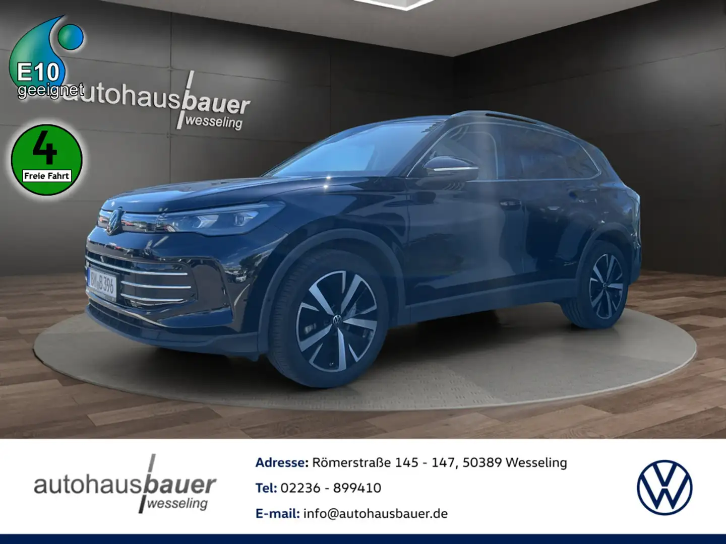 Volkswagen Tiguan 1.5 eTSI Elegance *IQLightHDMatrix,ACC,APP,3ZonenK Schwarz - 1