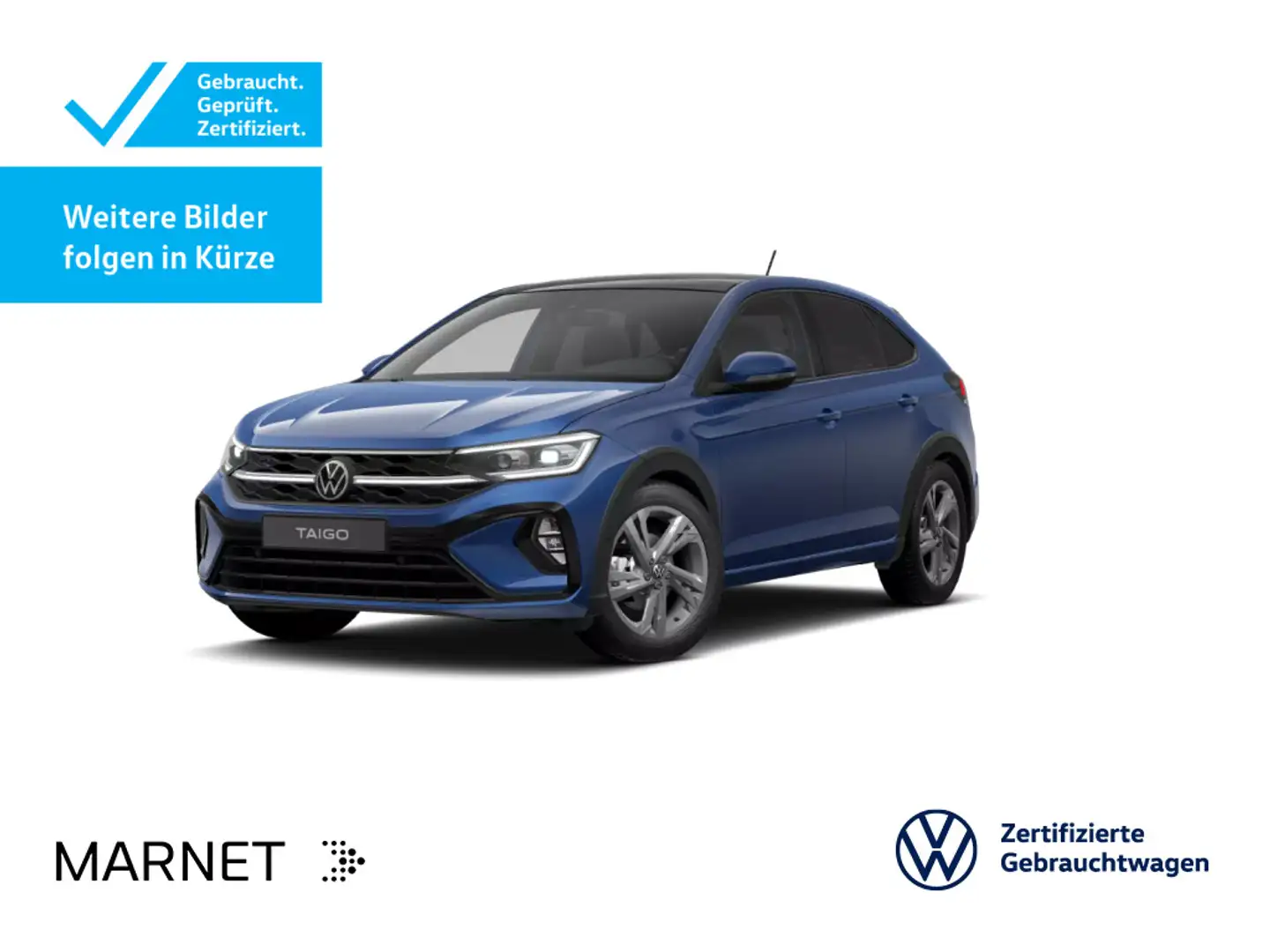 Volkswagen Taigo R-Line 1.5 TSI DSG* Navi*AHK*Pano*Kamera*A Blau - 1