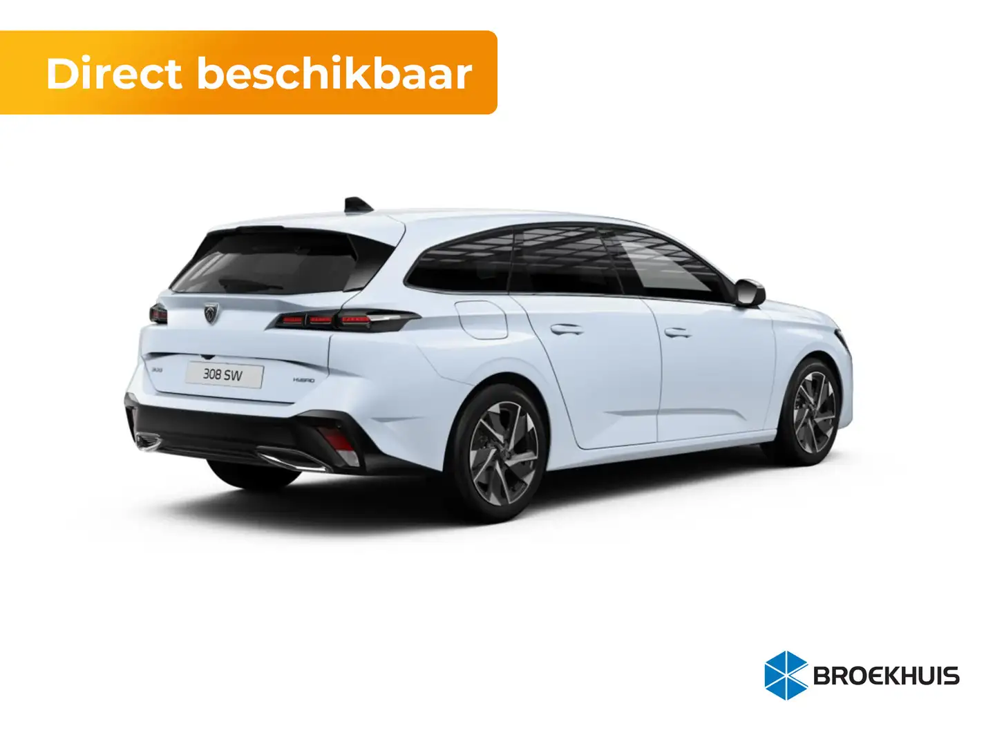 Peugeot 308 Allure | 17" lichtmetalen velgen 'HALONG' | Achter Wit - 1
