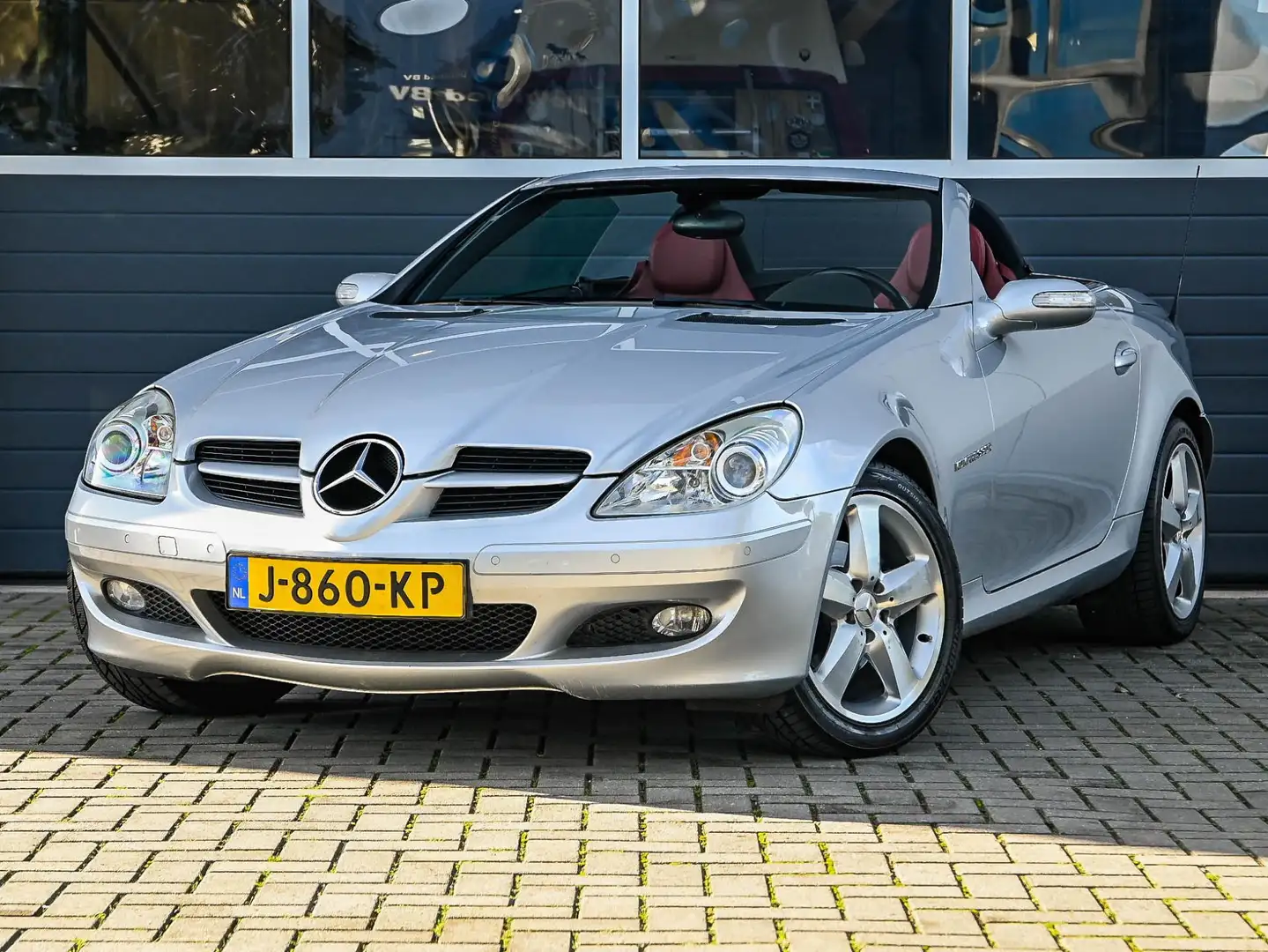 Mercedes-Benz SLK 200 K. | Leder | Cruise control | Climate control | PD Gris - 1