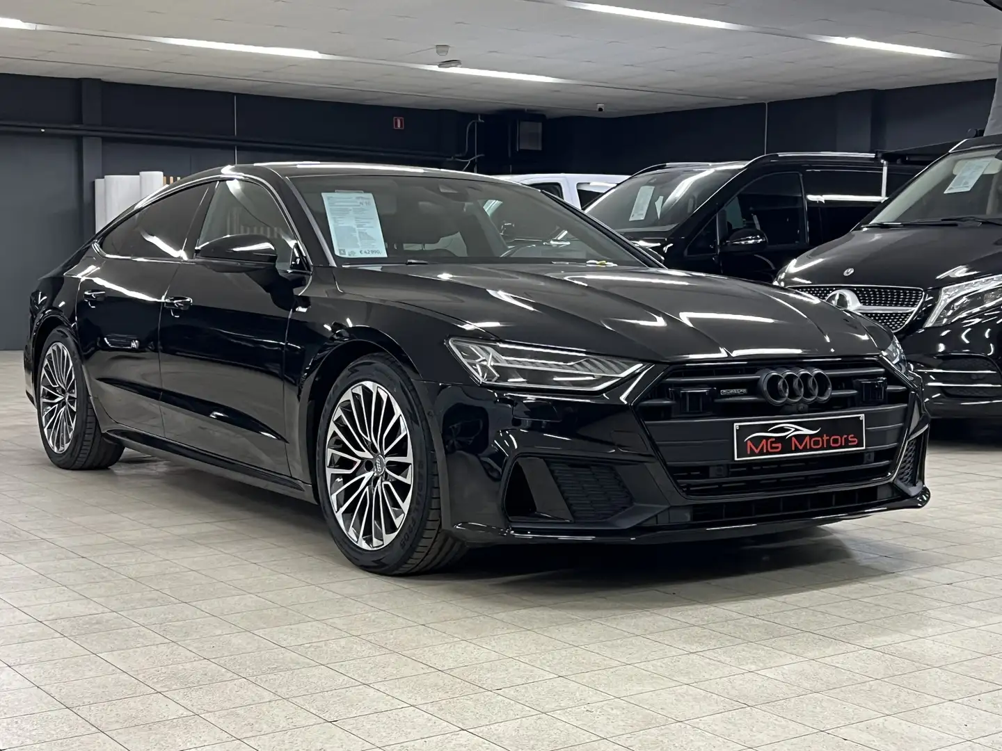Audi A7 PHEV 55 TFSI e Quattro S tronic S LiNE PANO CAMERA Zwart - 2