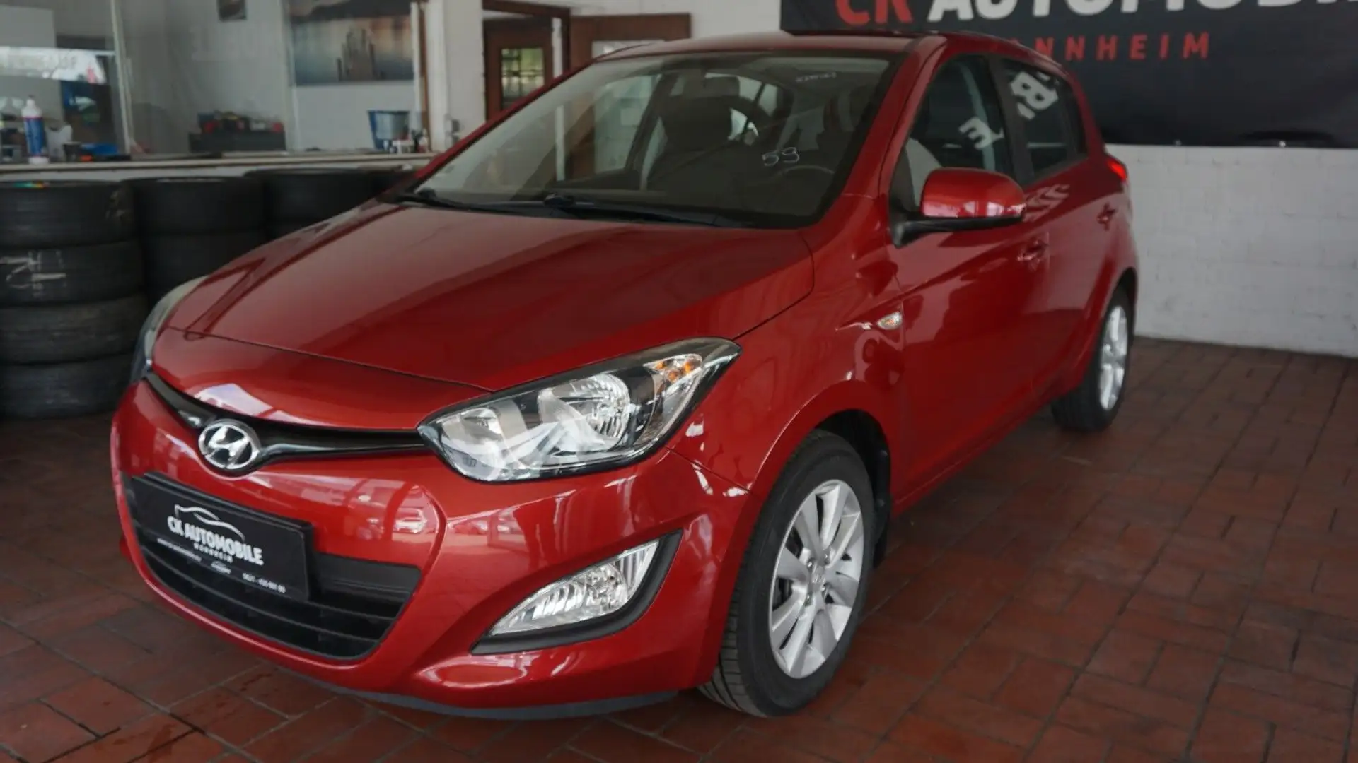 Hyundai i20 Classic KLIMA*SCHECKHEFT*82TKM*TOP!!! Blanco - 2