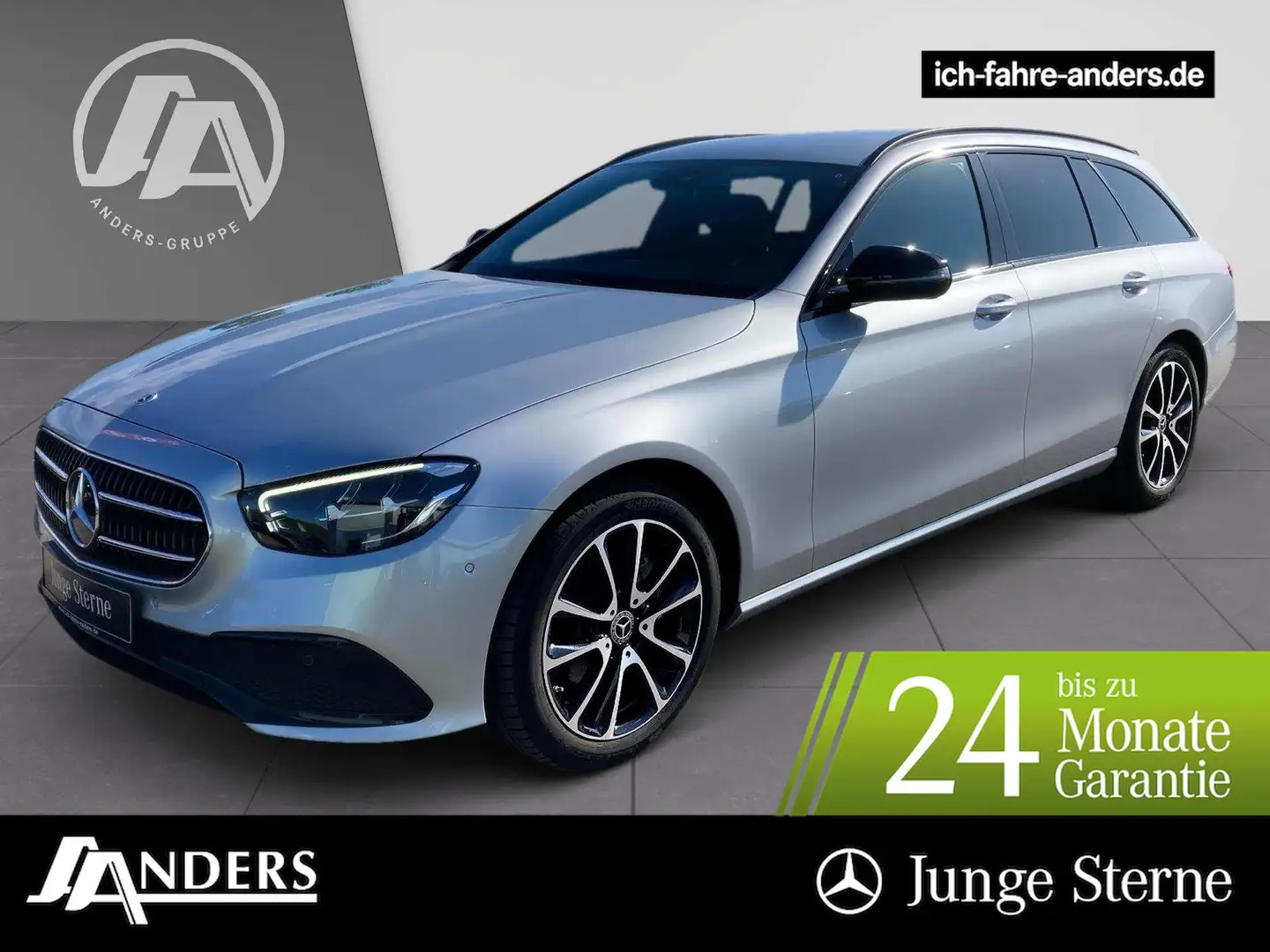 Mercedes-Benz E 220 d 4M T Avantgarde+MBUX+Night+LED+Kam+AHK Zilver - 1