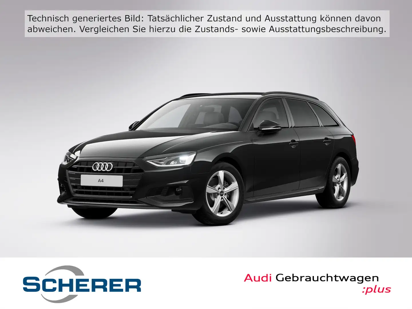 Audi A4 35 TFSI advanced S tronic NAVI AHK KAME Schwarz - 1