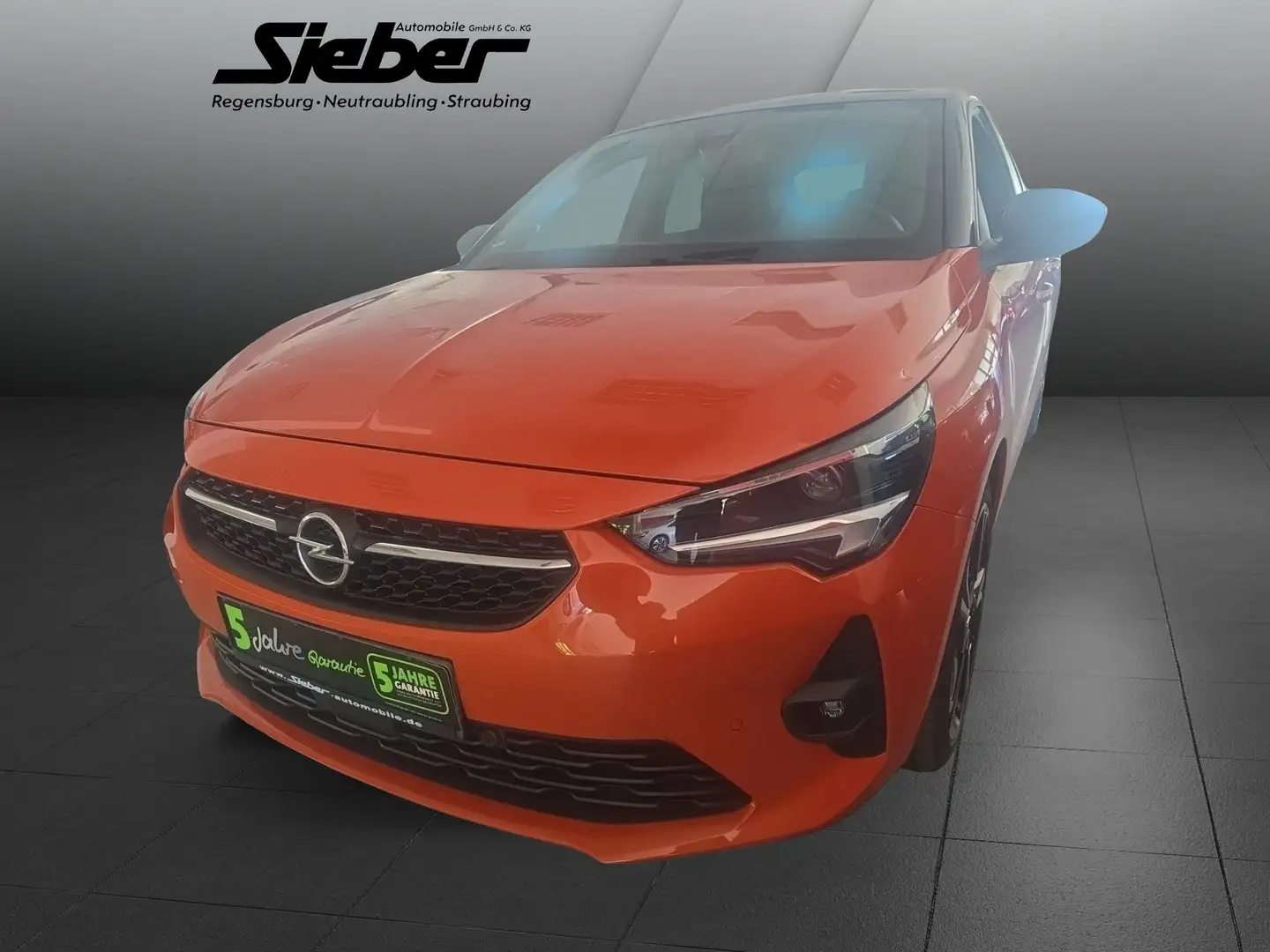 Opel Corsa F 1.2 Turbo Ultimate Alcantara*Sitzheizung Orange - 2