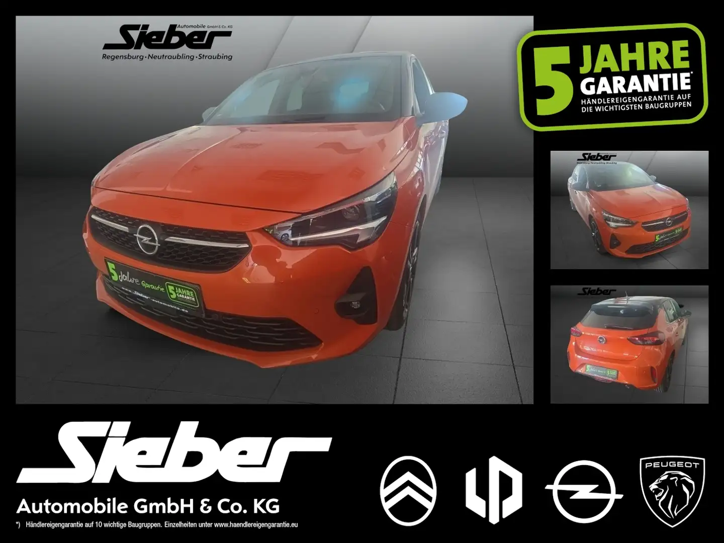 Opel Corsa F 1.2 Turbo Ultimate Alcantara*Sitzheizung Orange - 1