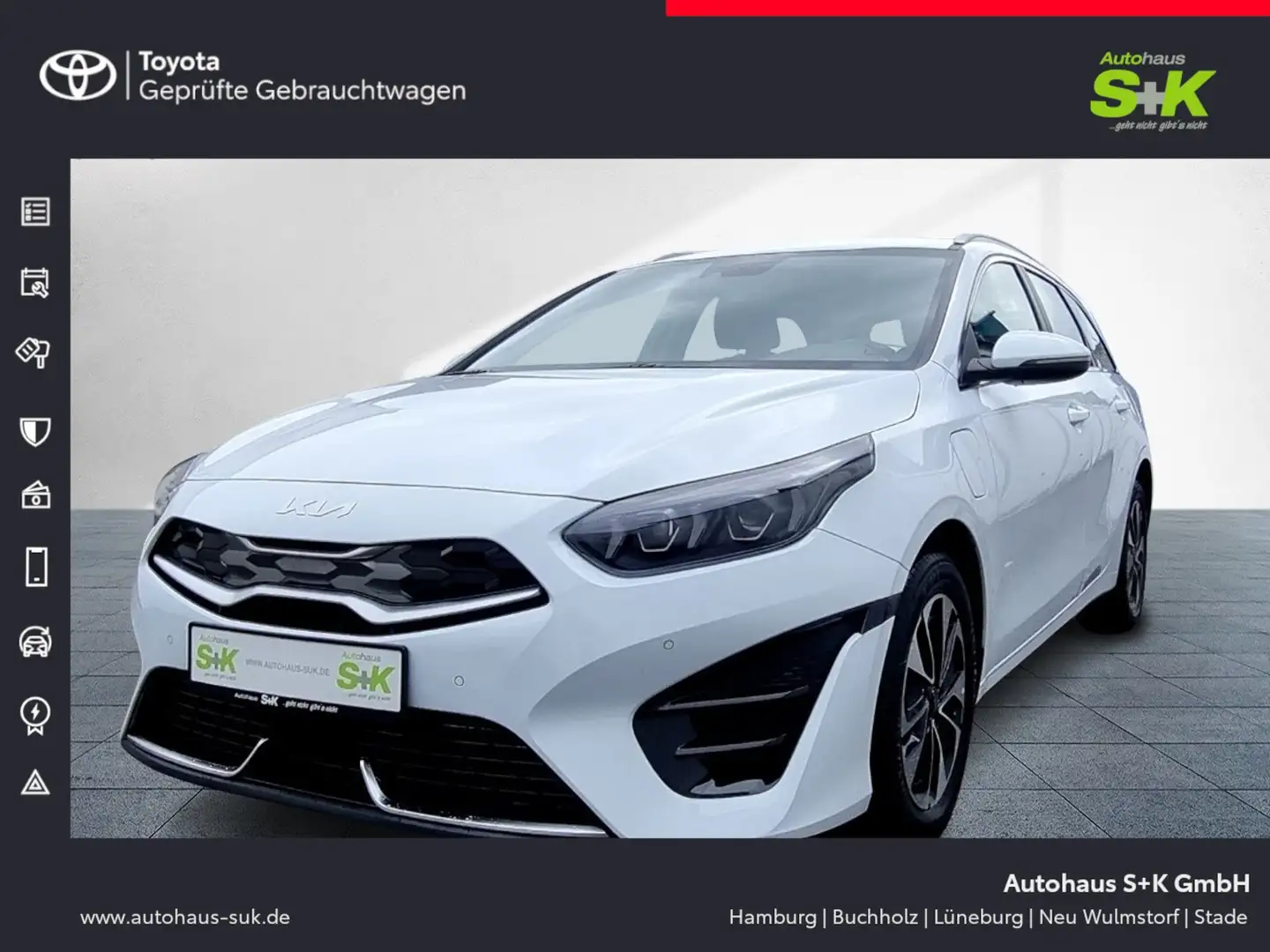 Kia Ceed SW / cee'd SW 1.6 Plug-in Hybrid Spirit*LED+NAVI+PDC+CARPLAY** Weiß - 1