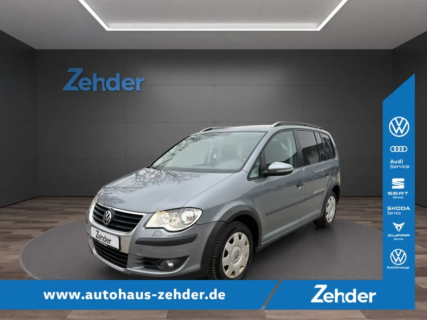 Volkswagen Touran 1.4 CROSS nur Export/Gewerbe AHK, Bi-Xenon, SHZ Grau - 1