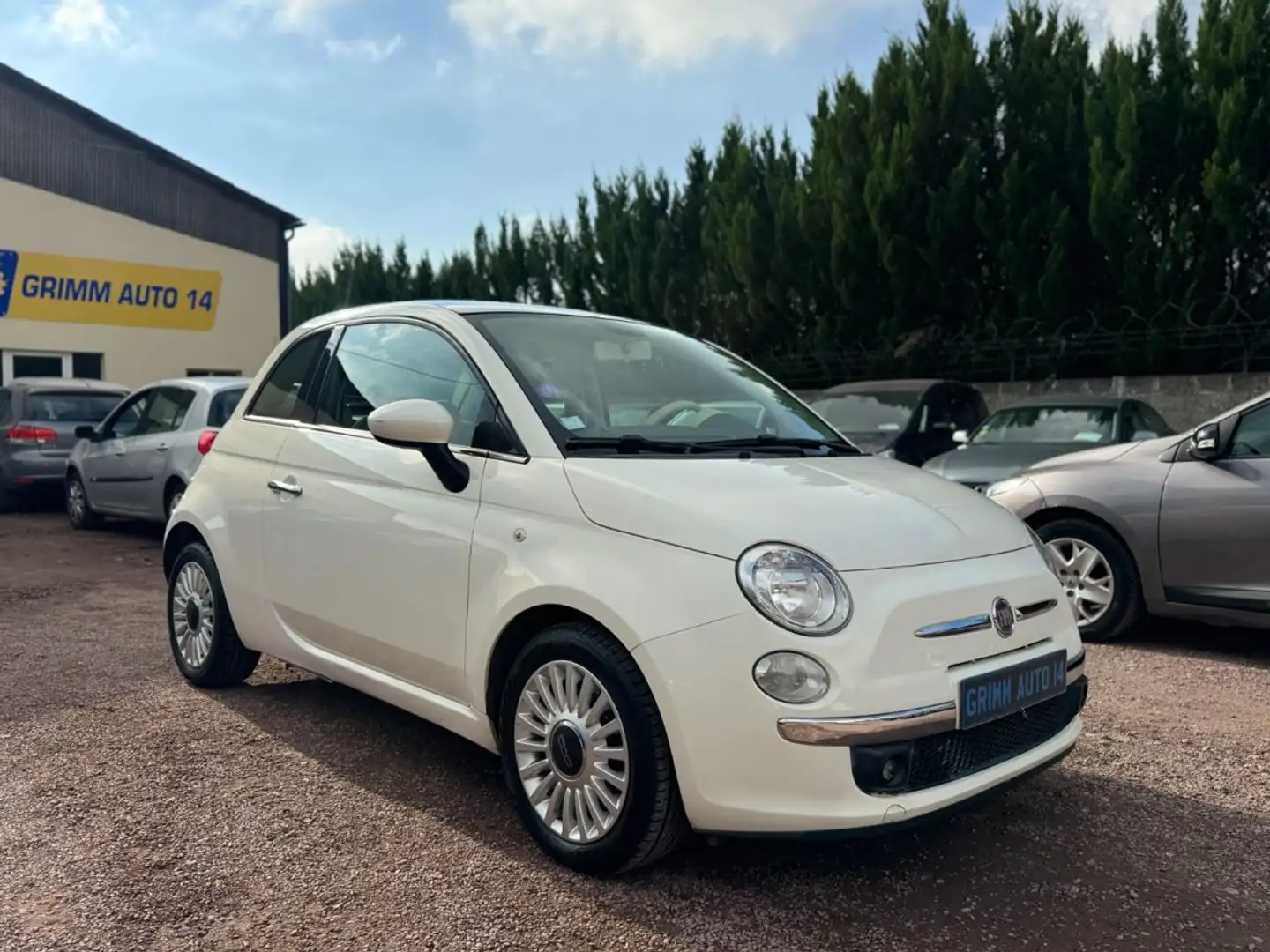 Fiat 500 Berline Lounge 0.9i 85 ch TwinAir S&amp;S Blanc - 1