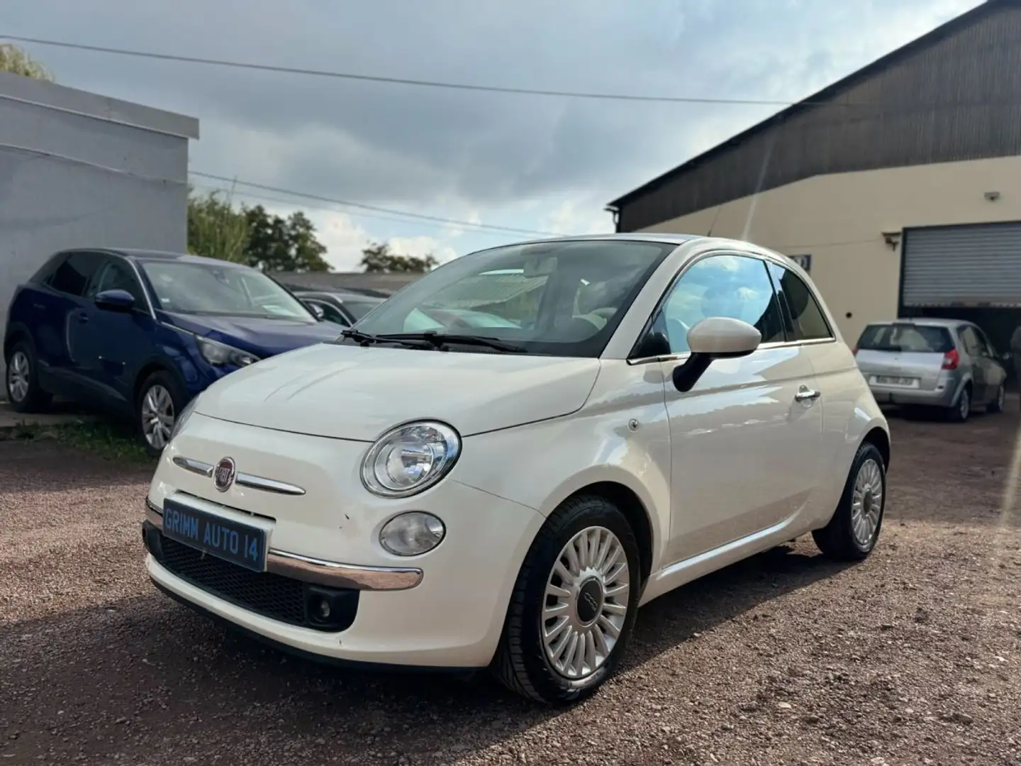 Fiat 500 Berline Lounge 0.9i 85 ch TwinAir S&amp;S Blanc - 2