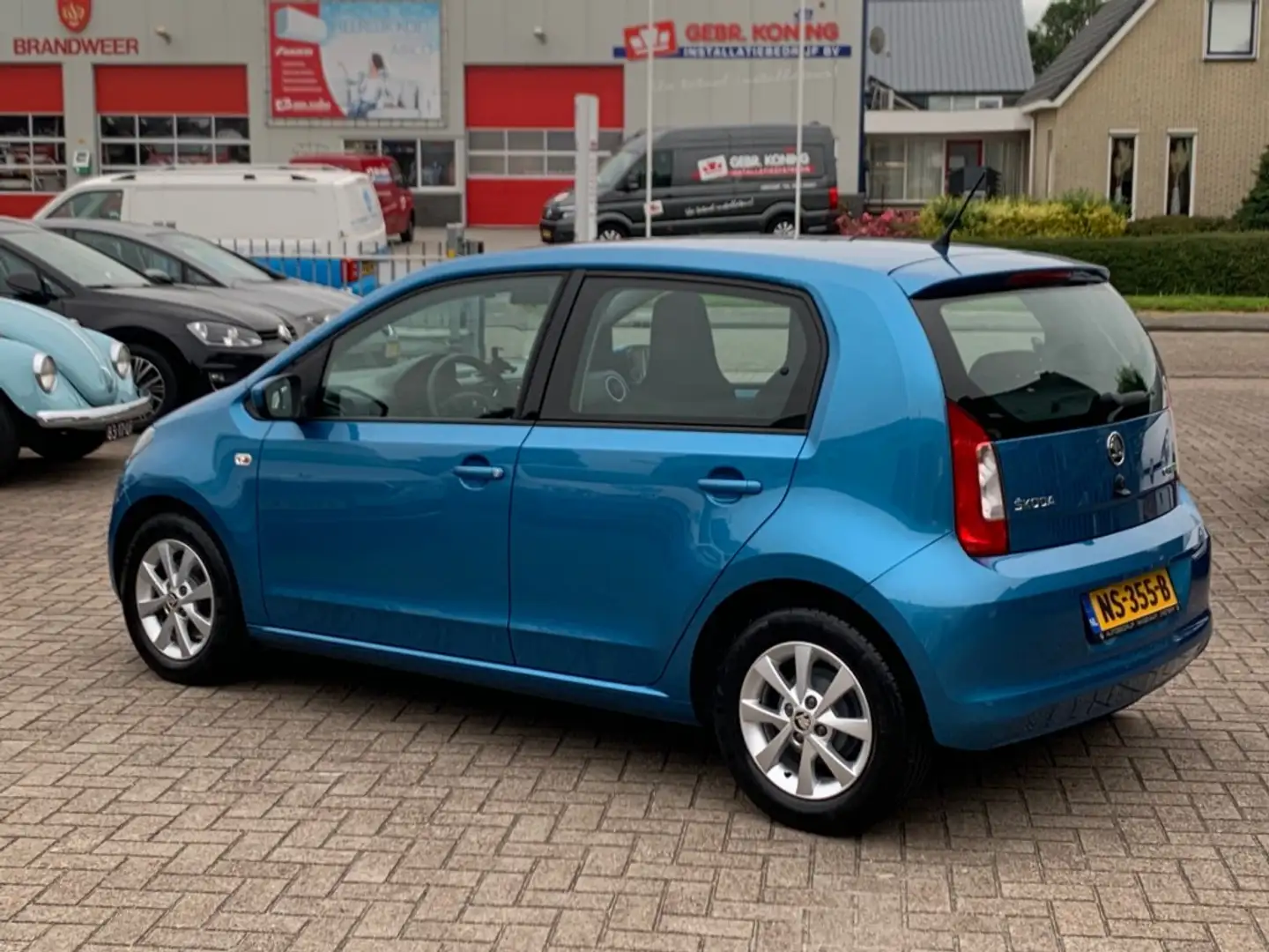 Skoda Citigo 1.0 GRT. AMBITION AIRCO CRUISE Blauw - 2