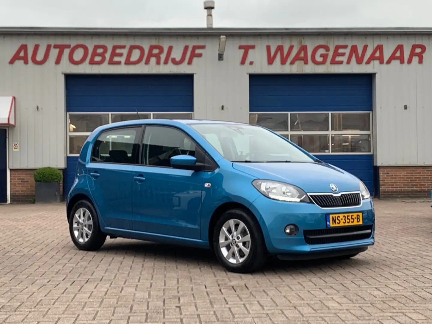 Skoda Citigo 1.0 GRT. AMBITION AIRCO CRUISE Blauw - 1