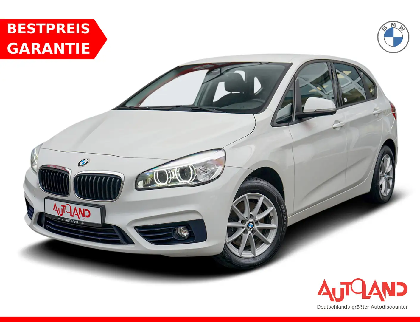 BMW 218 218i Advantage LED Klimaaut. Navi Tempomat PDC Weiß - 1
