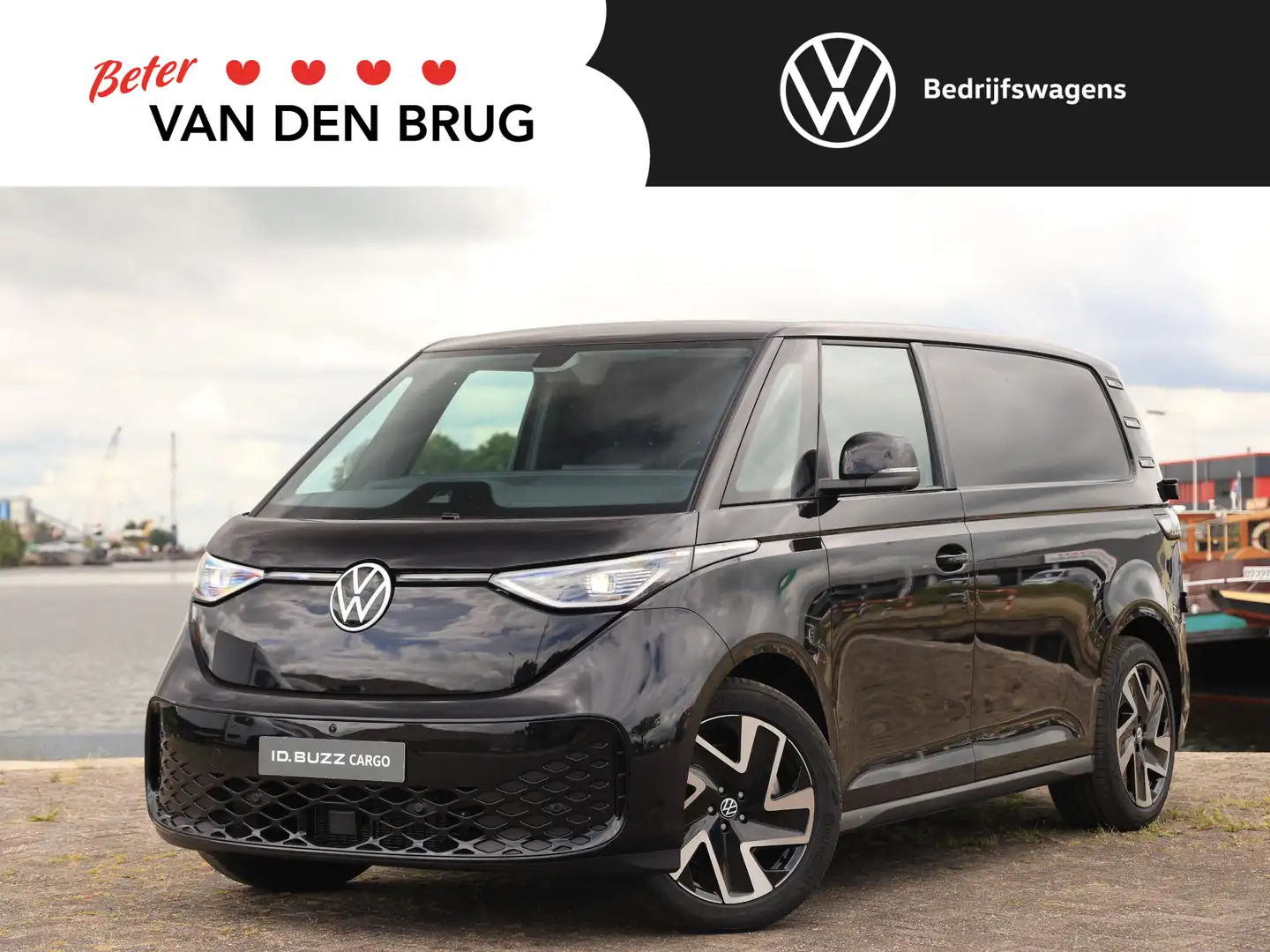 Volkswagen ID. Buzz Cargo Bedrijfswagens Bulli Edition 210 kW (286 pk) | ACC Zwart - 1