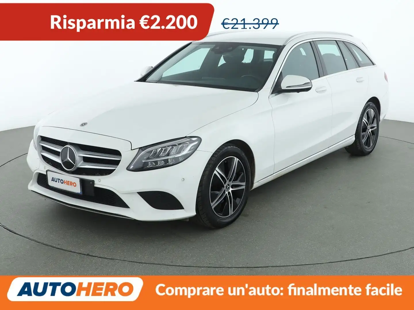 Mercedes-Benz C 200 C 200 Mild-Hybrid Sport S.W. Auto MHEV Weiß - 1