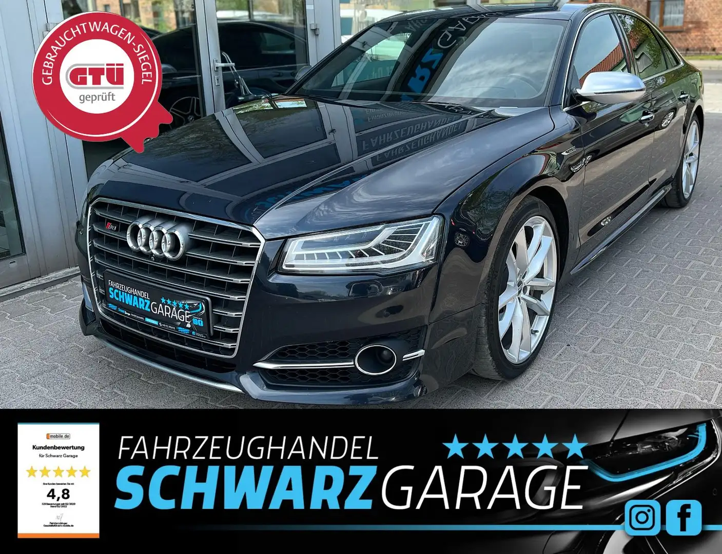 Audi S8 PLUS 4.0 TFSI quattro*KERAMIK*NACHTSICHT* Blau - 1