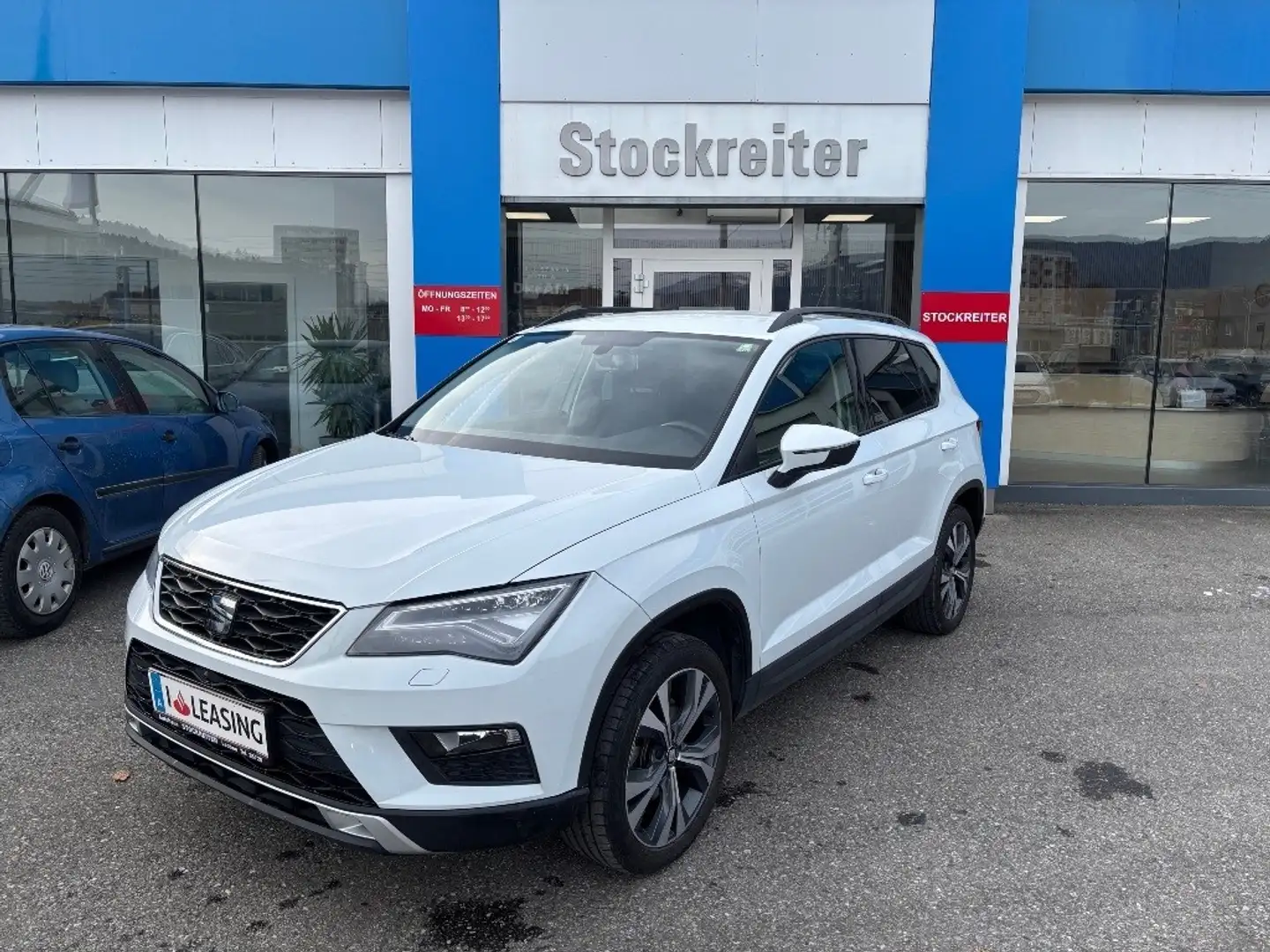 SEAT Ateca 1,0 Style Eco TSI*LED*KAMERA*AHK*SZH Weiß - 1