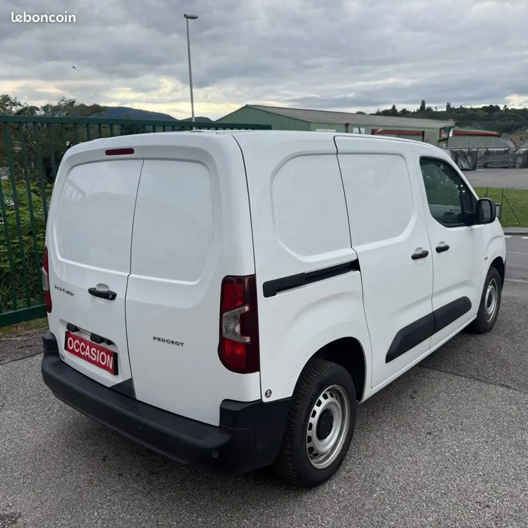 Peugeot Partner Standard Fourgon Premium Hdi 2 portes coulissantes Weiß - 2