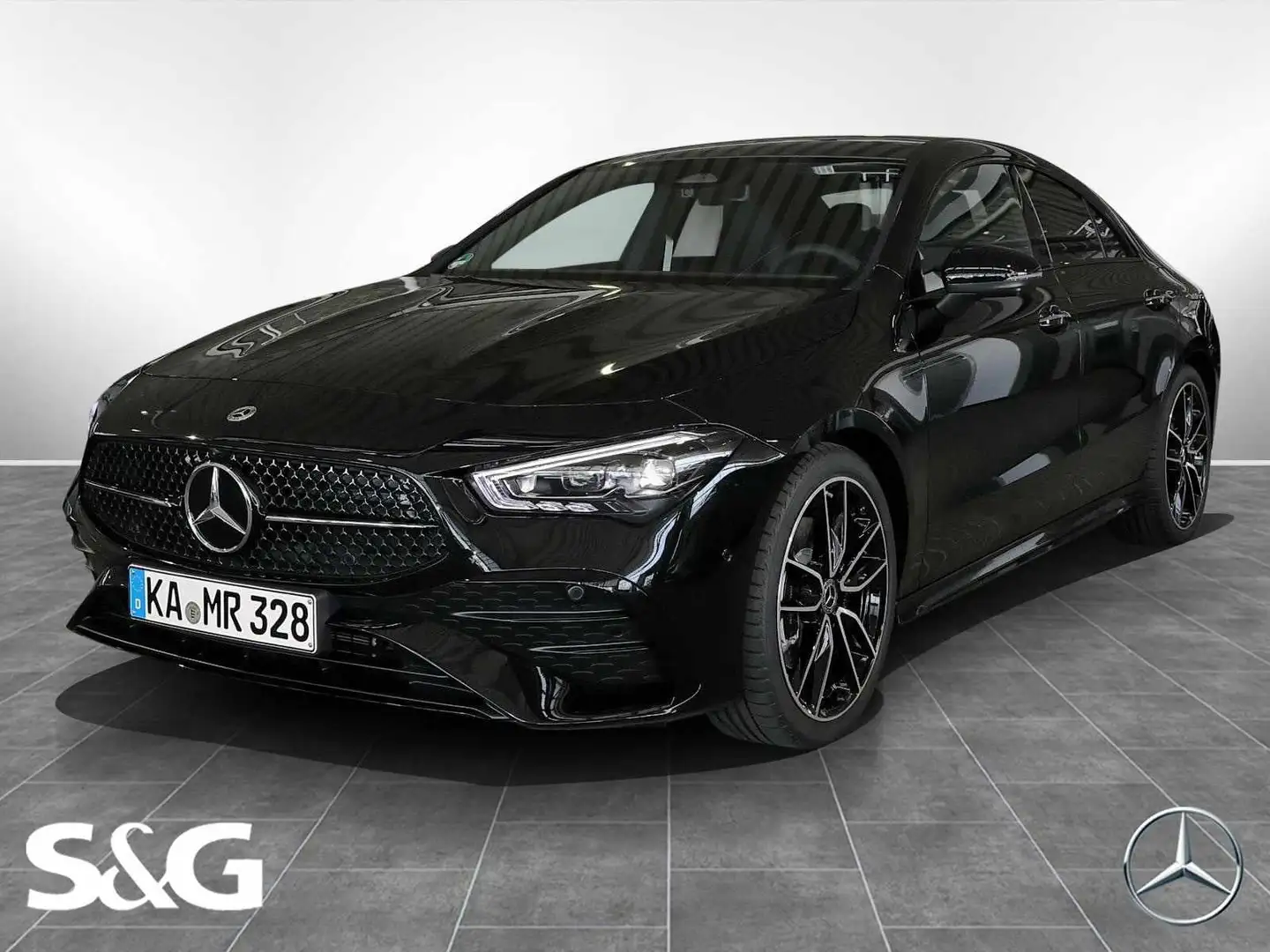 Mercedes-Benz CLA 200 Coupé AMG MBUX+360°+M-LED+Pano+Distronic Noir - 1
