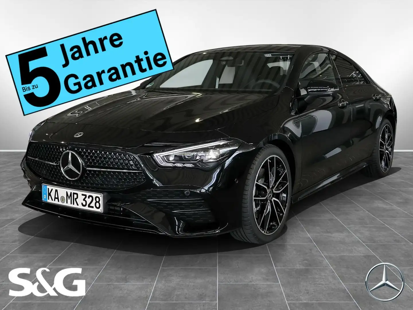 Mercedes-Benz CLA 200 Coupé AMG MBUX+360°+M-LED+Pano+Night+ Schwarz - 1
