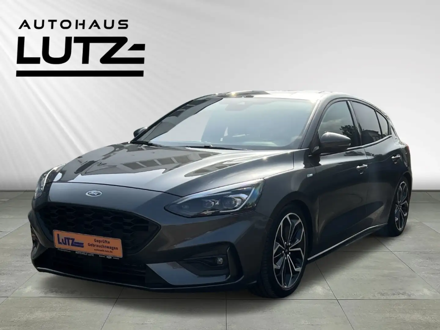 Ford Focus ST-Line Automatik HUD Navi City Stop LED ACC Wipa Grijs - 1