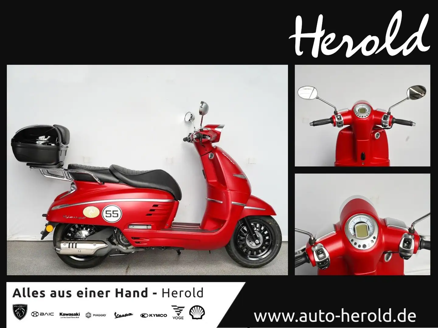 Peugeot Django 125 Rojo - 1