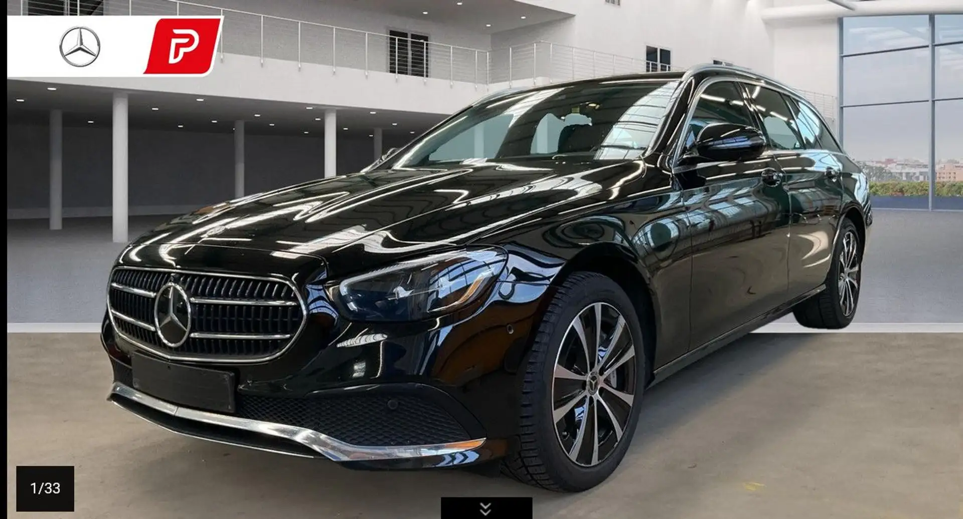 Mercedes-Benz E 300 de Night*VollLeder*360*Distro*AHK*DAB*18*L Чорний - 1