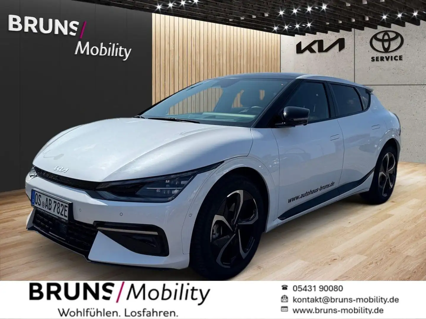 Kia EV6 77,4-kWh AWD GT-line WP GD Ass+ Design Sound Weiß - 1