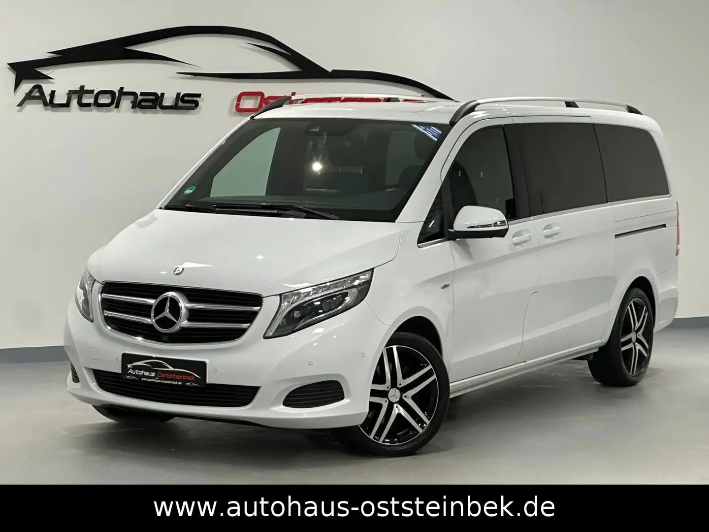 Mercedes-Benz V 250 d LANG BLUETEC/AVANTG./LED/360°/AHK/7-SITZ Blanc - 1