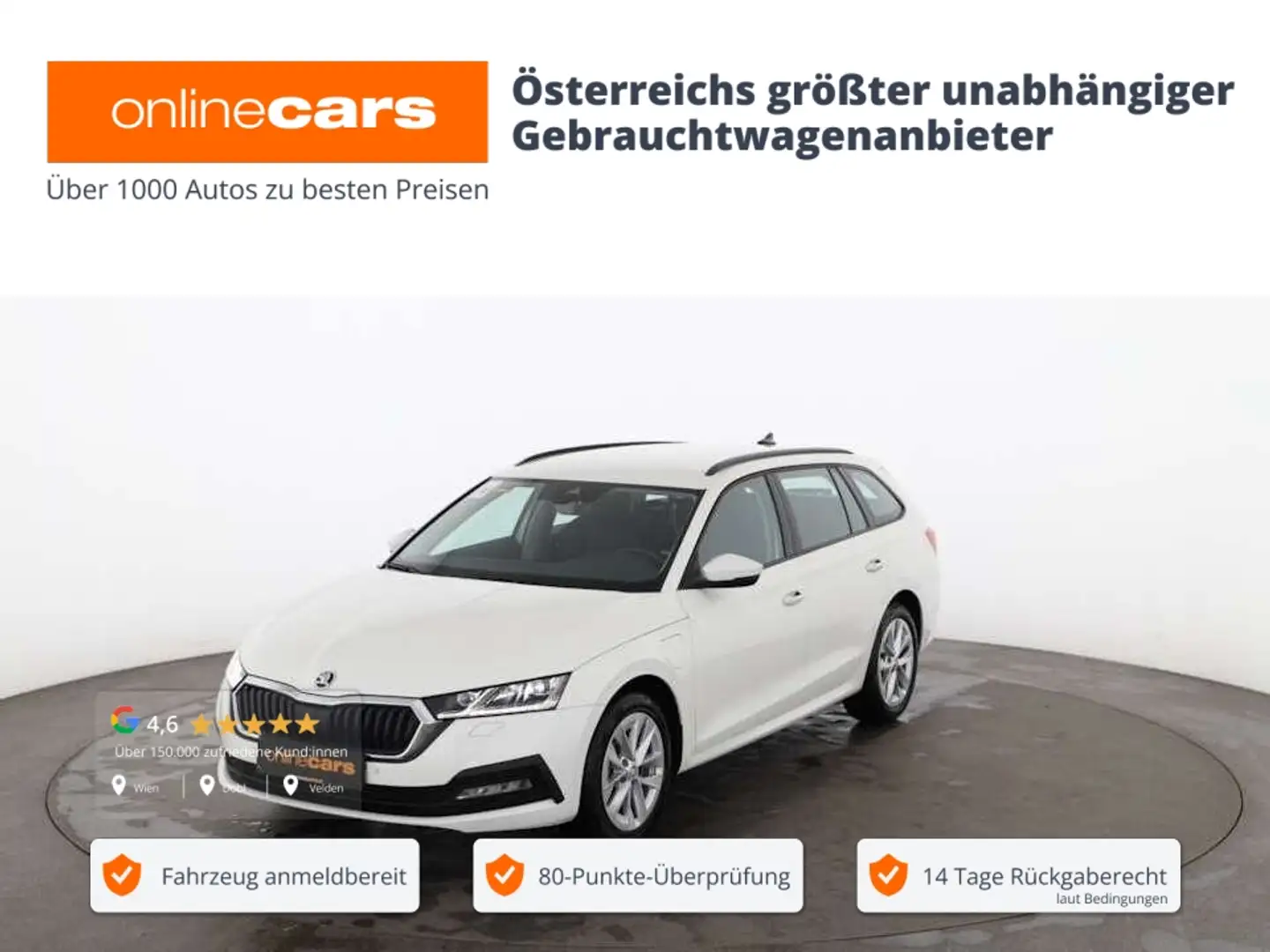 Skoda Octavia Combi 1.4 TSI Ambition iV Aut MATRIX NAVI Weiß - 1