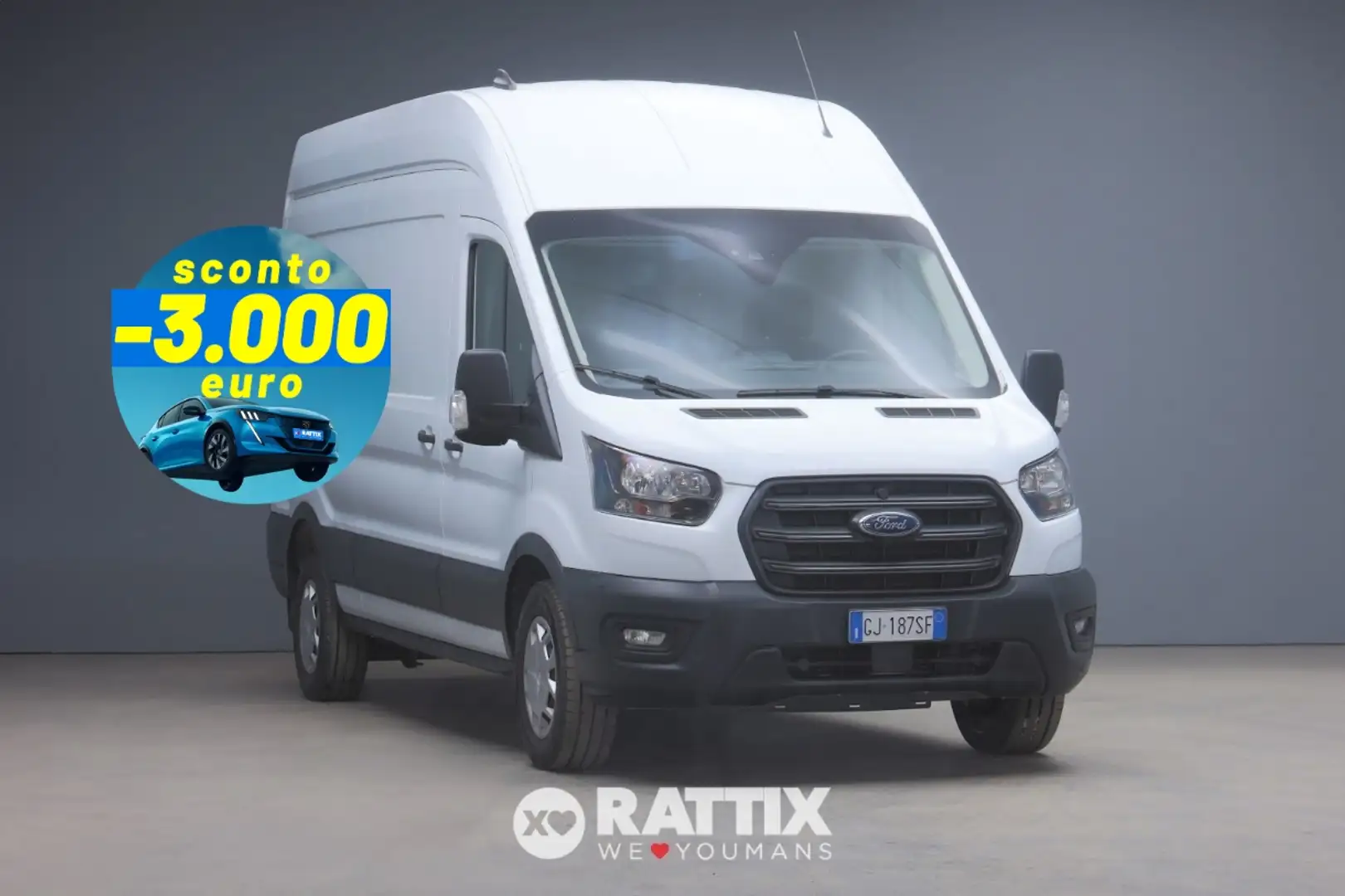 Ford Transit 350 2.0 TDCI 170CV Trend L3H2 RWD N1 IVA ESCLUSA Bianco - 1