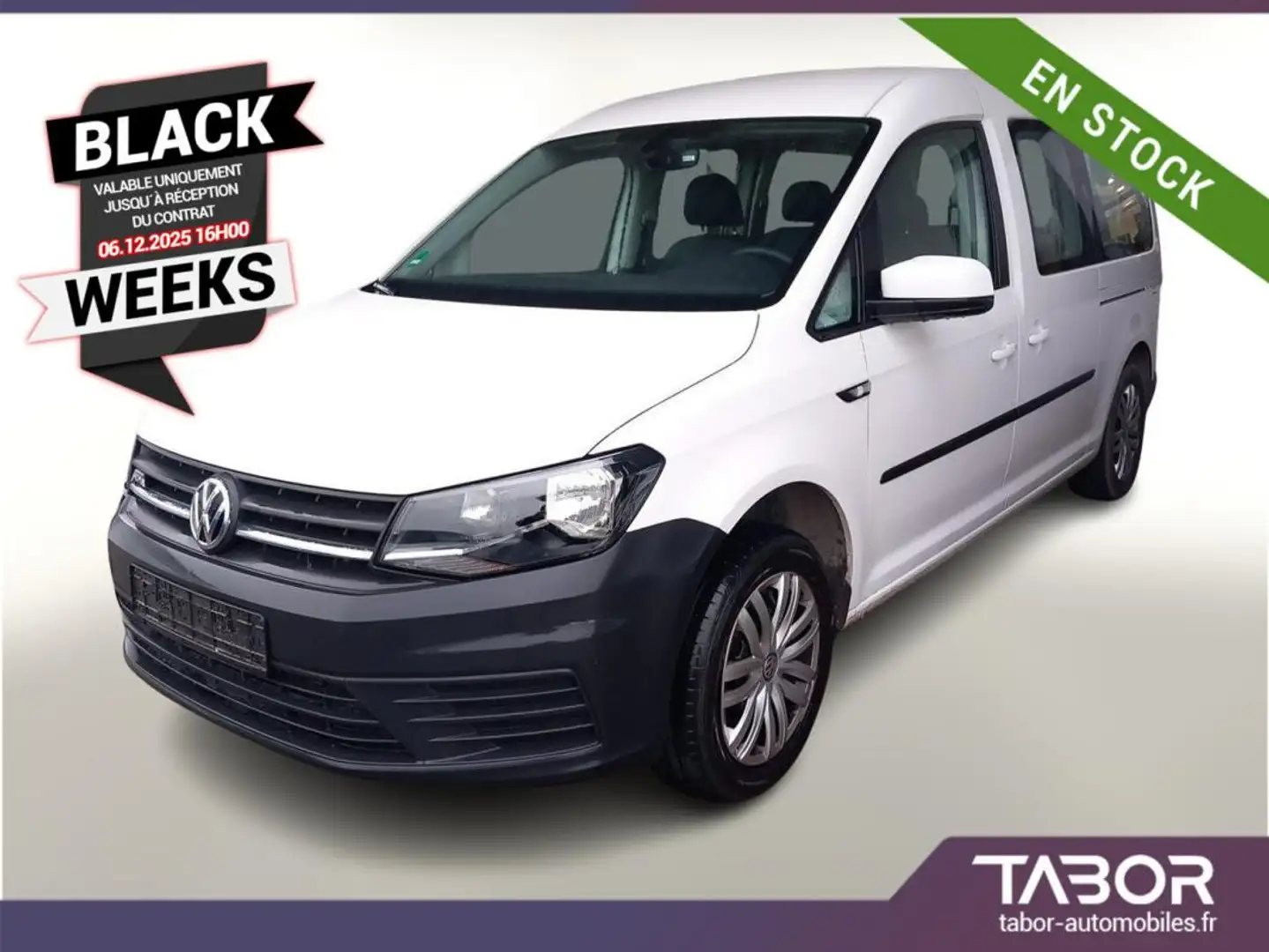 Volkswagen Caddy Electro 48Kw Trendline Clima Weiß - 1