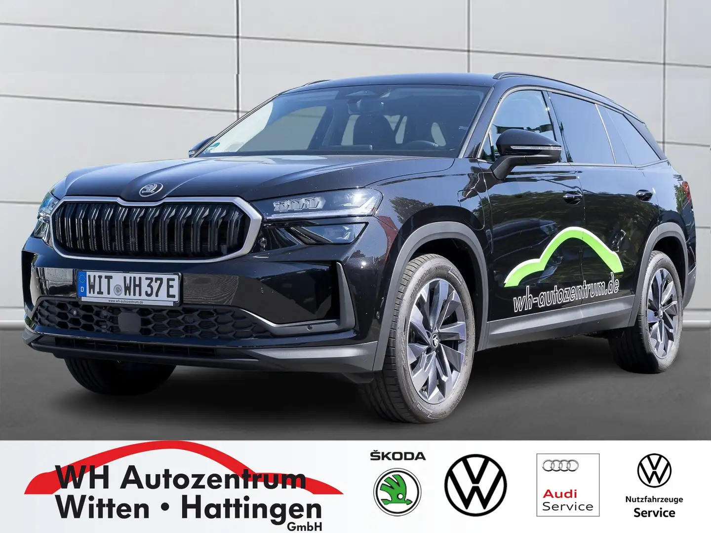 Skoda Kodiaq 1,5 TSI iV DSG Selection NAVI AHK MATRIX-LED CA... Schwarz - 1