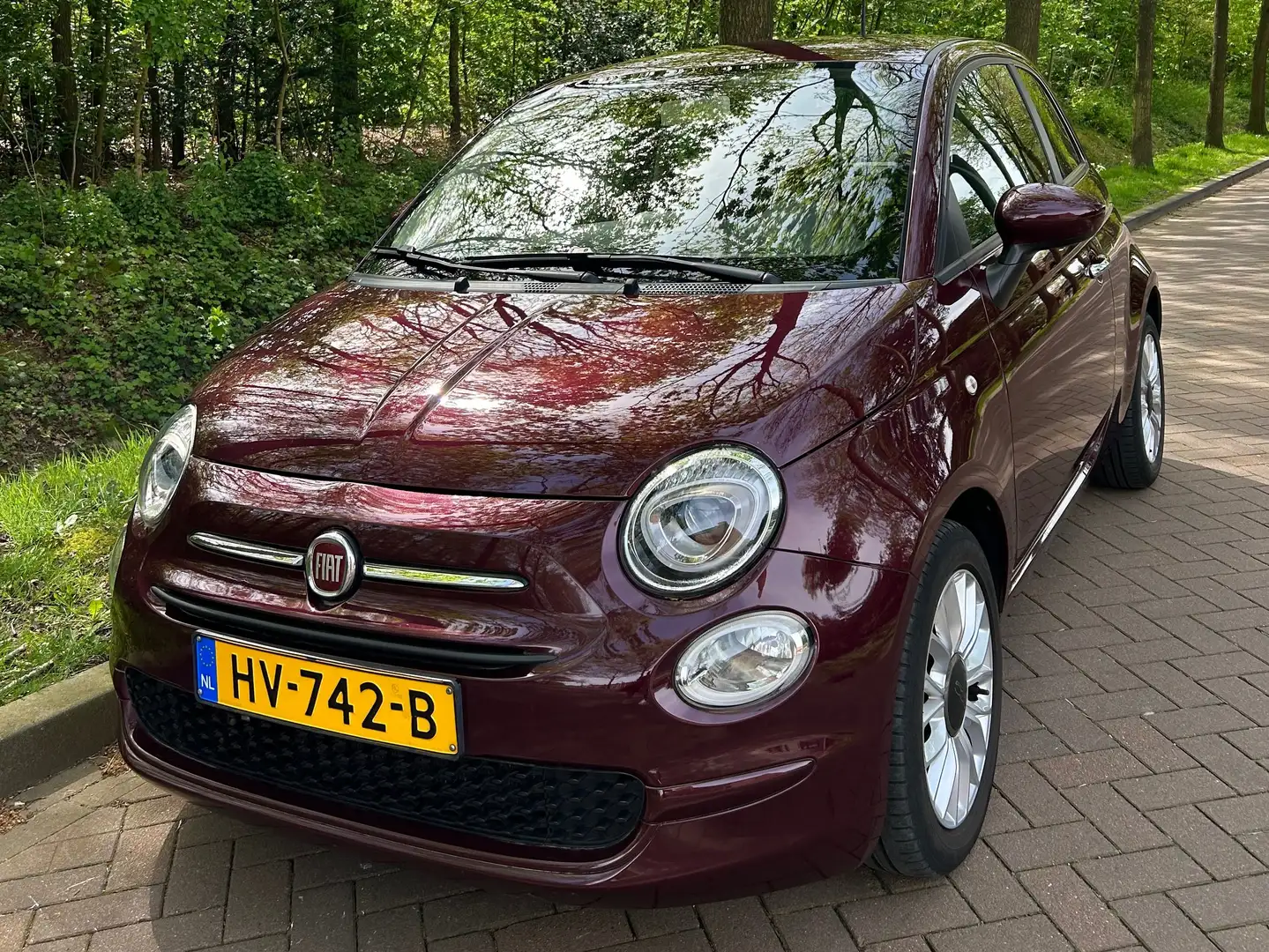 Fiat 500 TwinAir Turbi PopStar Automaat Červená - 1