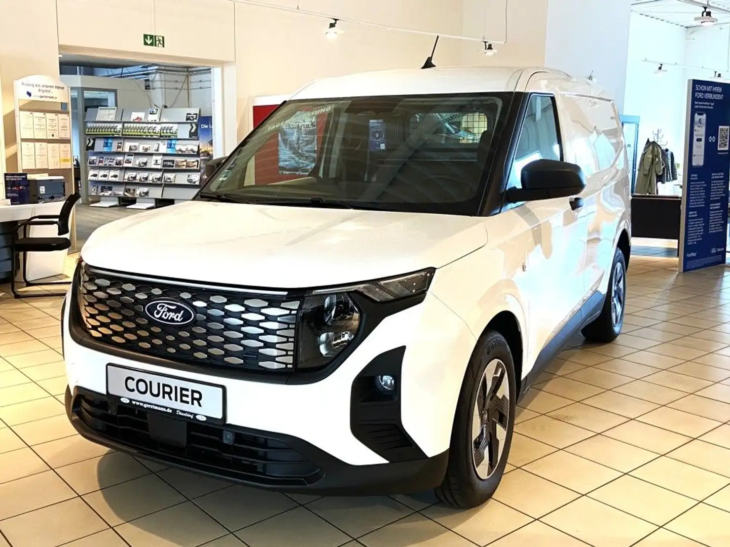 Ford Transit Courier 54kWh Trend Kasten Winterpaket Wit - 1
