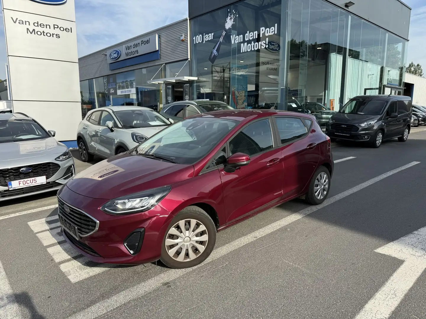Ford Fiesta EcoBoost mHEV Active Rood - 1