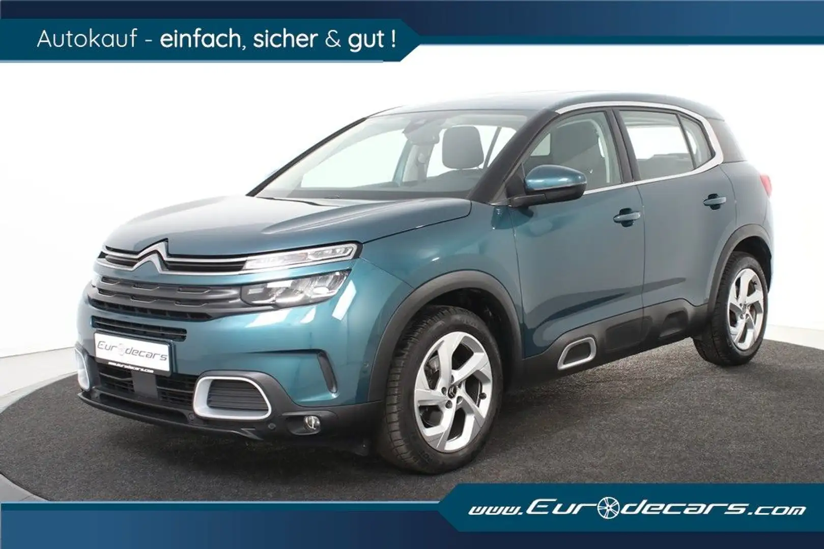 Citroen C5 Aircross Feel *1.Hand*T-Leder*Navi*Park ass.* Grün - 1
