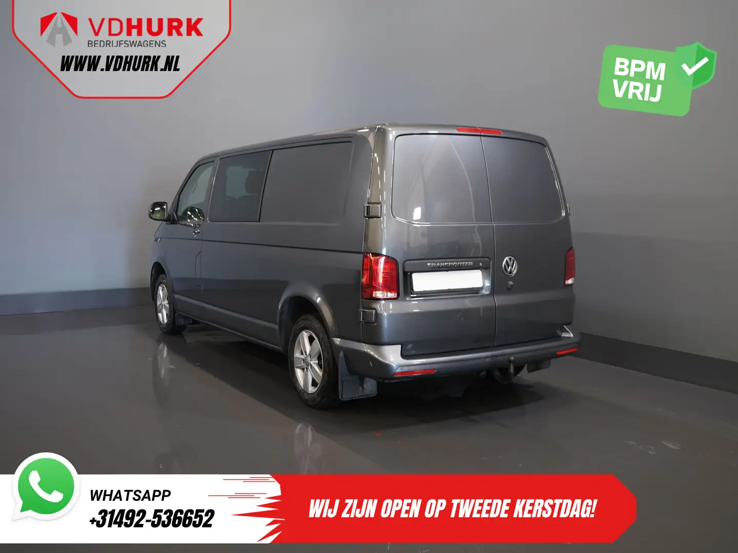 Volkswagen Transporter 2.0 TDI 150 pk DSG Aut. L2 DC Dubbel Cabine LED/ A Gris - 2