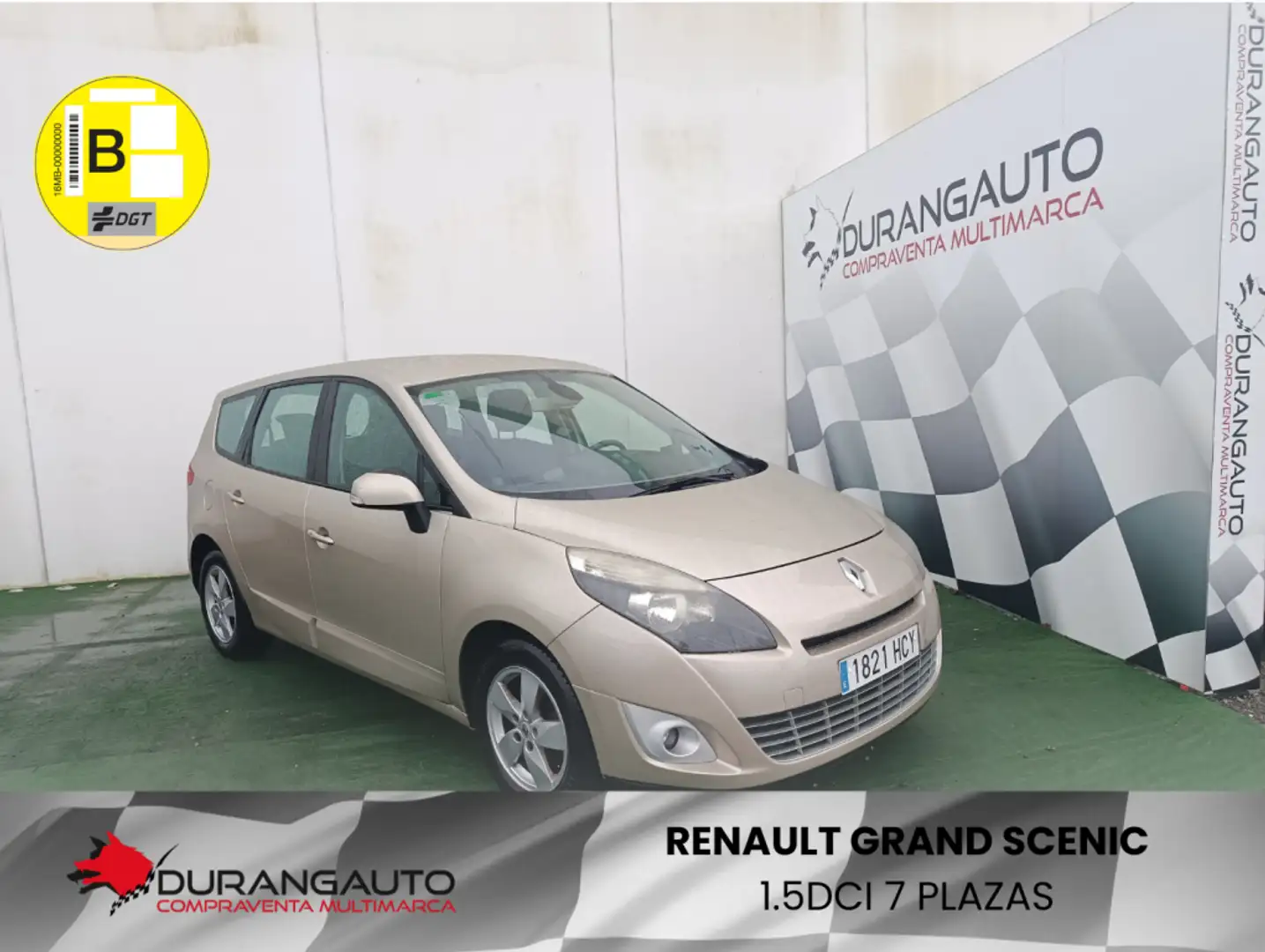 Renault Grand Scenic 1.5dCi Dynamique 7pl. Gris - 1