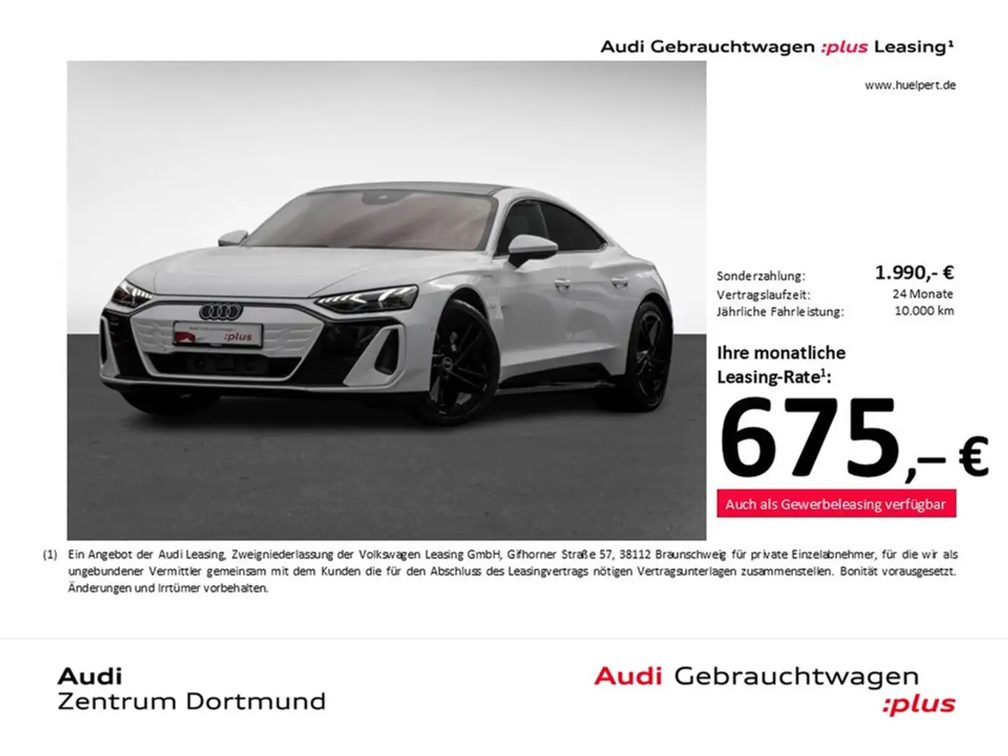 Audi e-tron GT quattro PANO B&O 360°CAM ACC LM21 Weiß - 1