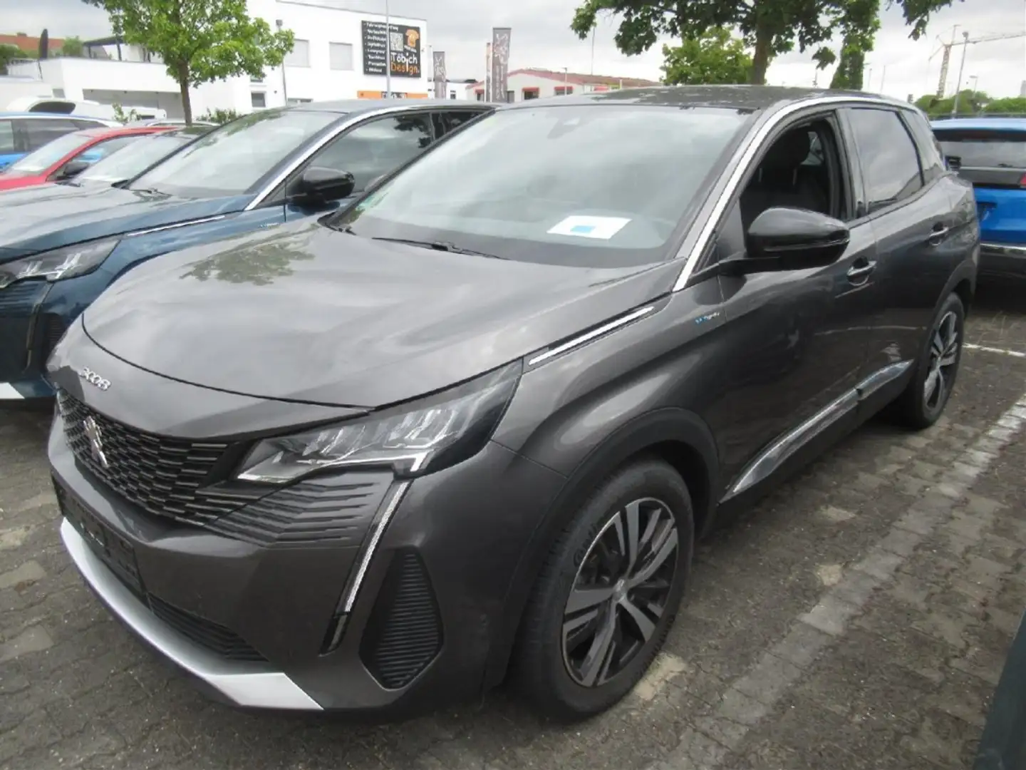 Peugeot 3008 Hybrid 225 Allure Shz Navi Kamera AHK Grau - 2