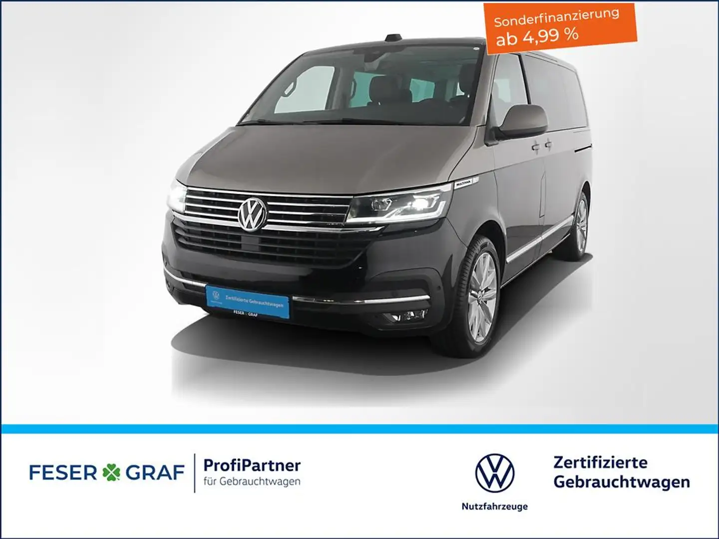 Volkswagen T6.1 Multivan 6.1 2.0TDI GenerationSIX DSG AHK/Sthz Nero - 1