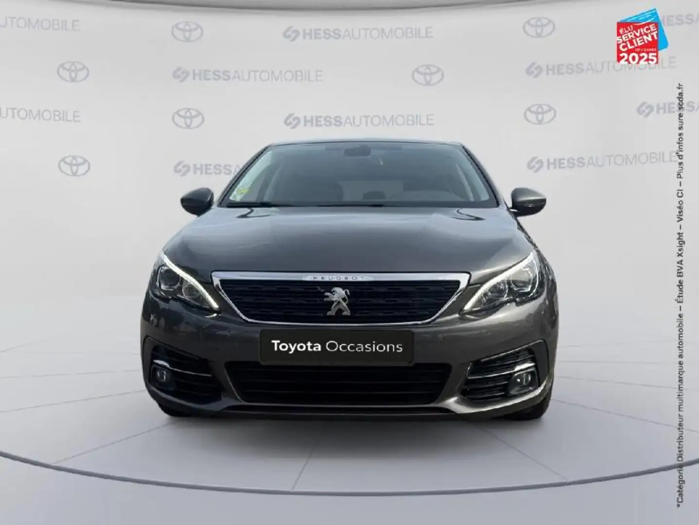 Peugeot 308 1.5 BlueHDi 100ch E6.c S/S Style GPS Radar AR Gris - 2