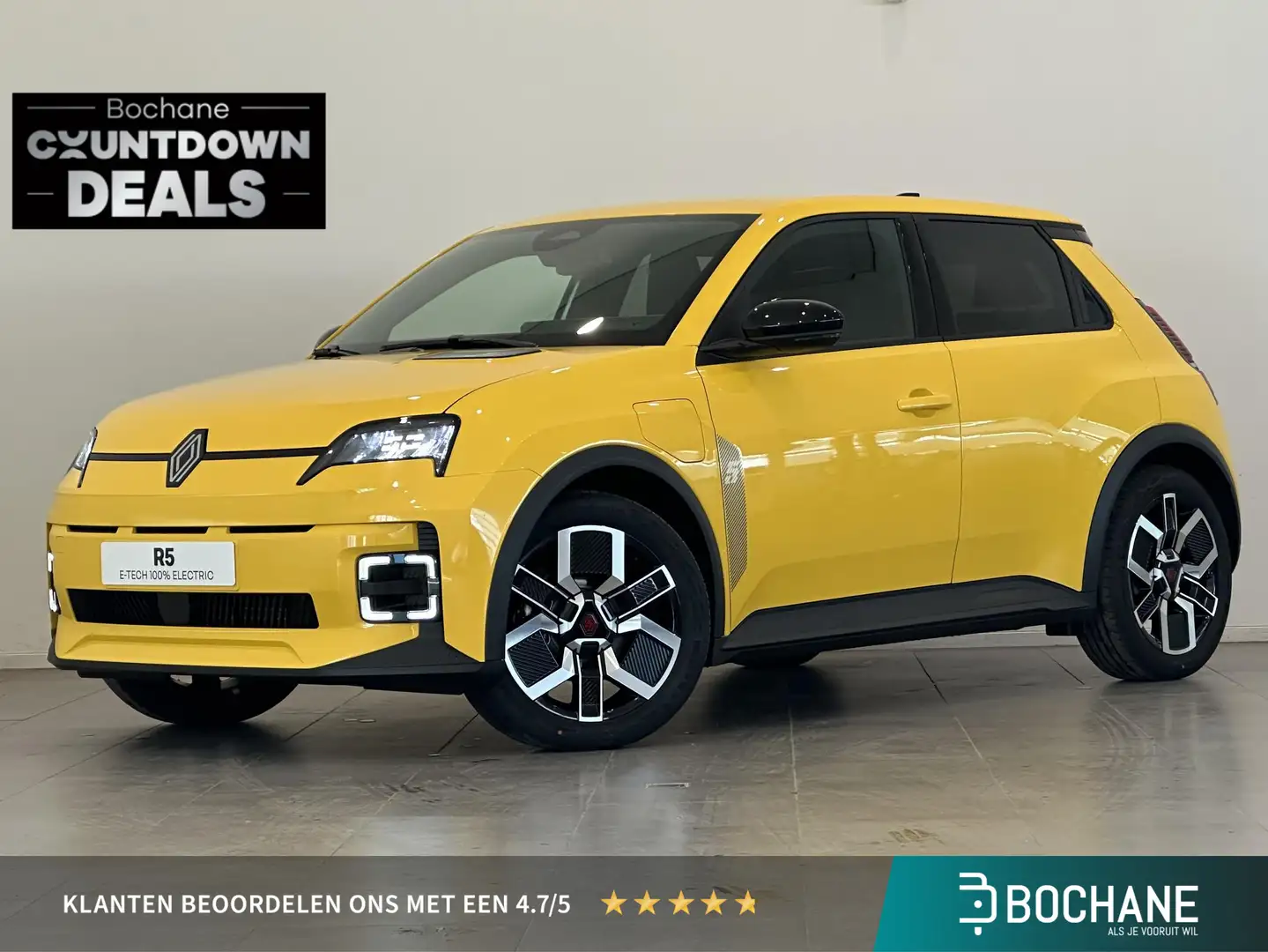Renault R 5 Urban Range Techno 40 kWh | Pack Winter | Van: € 3 Geel - 1