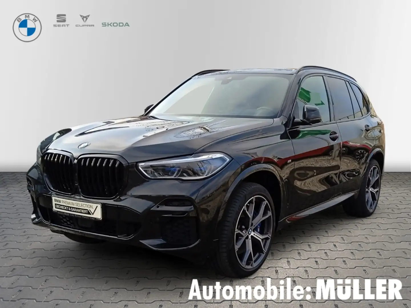 BMW X5 xDrive40d*M-Sport*Laserlicht*Pano.dach*AHK-klappba Schwarz - 1